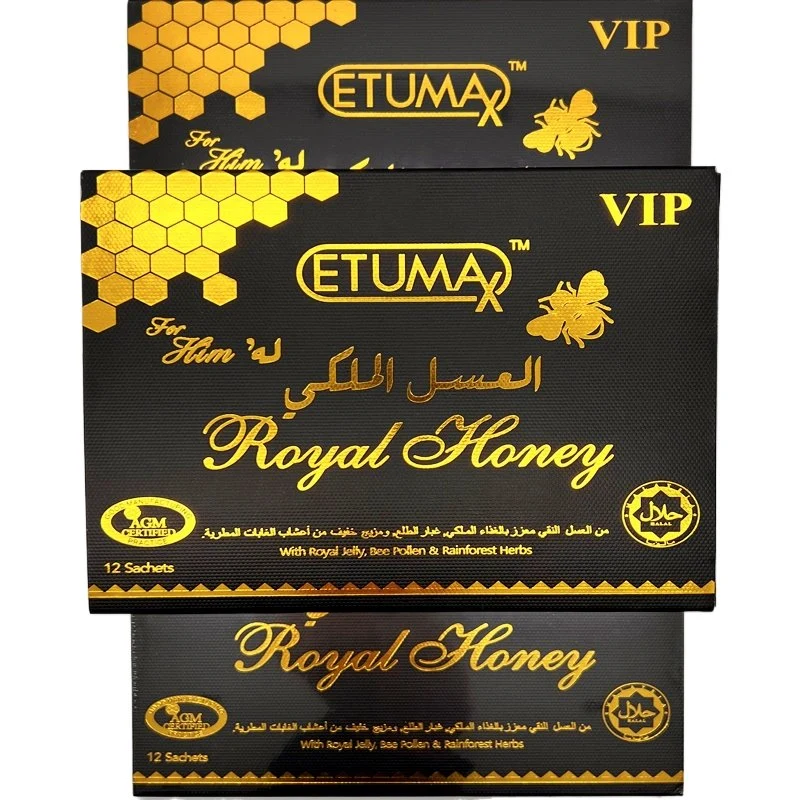 Buena venta Herbal mejorar sexual mejora de la salud Alimentos Etumax Royal Miel