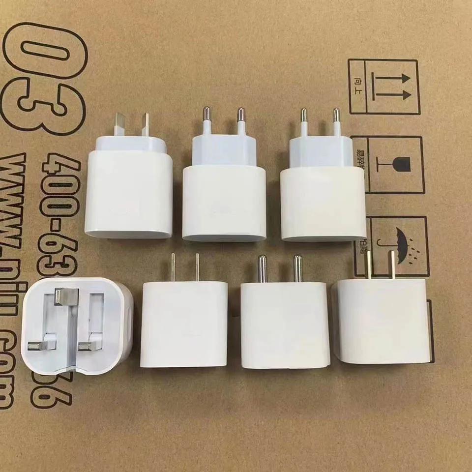 Arriba Venta de alta calidad Precio de fábrica para el cargador de iPhone 20W Cargador PD adaptador de alimentación USB-C de carga rápida para cargador de Apple Para iPhone 13 14