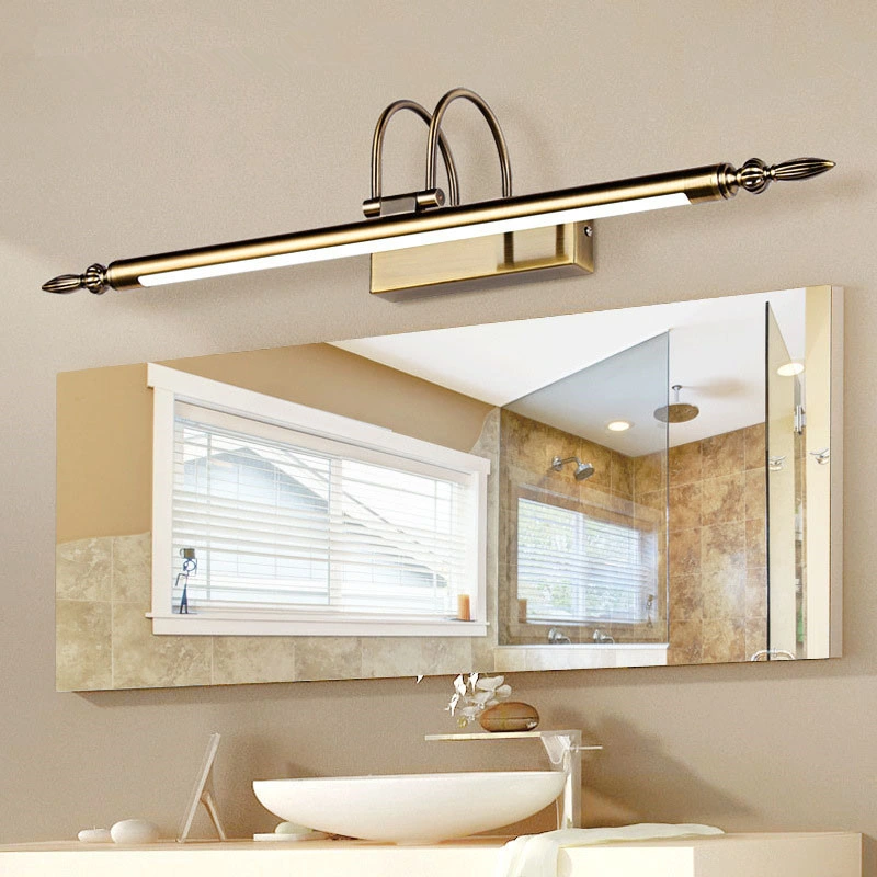 الحمام مرآة مصباح مقاوم للماء Retro Bronze/Nickel Cabinet Vanity Light (WH-MR-34)