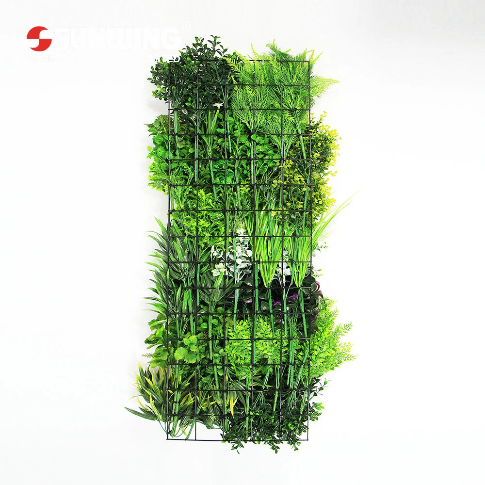 Decorative Outdoor DIY Artificial Vertical Garden with Foliage