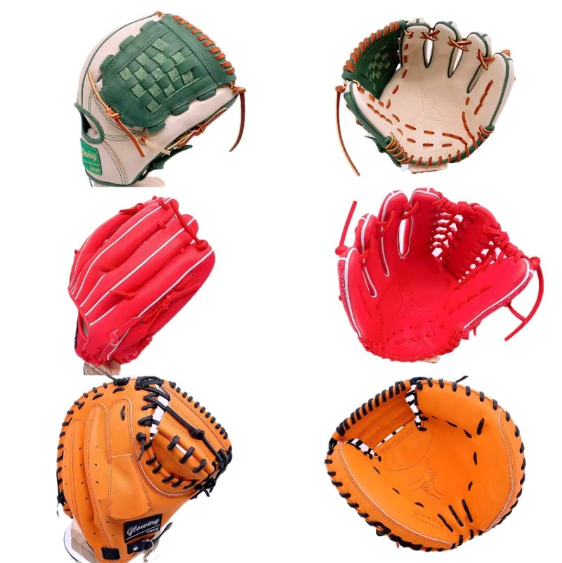 Baseball Batting Catcher Gloves Customized Kip Leather Baseball Glove
