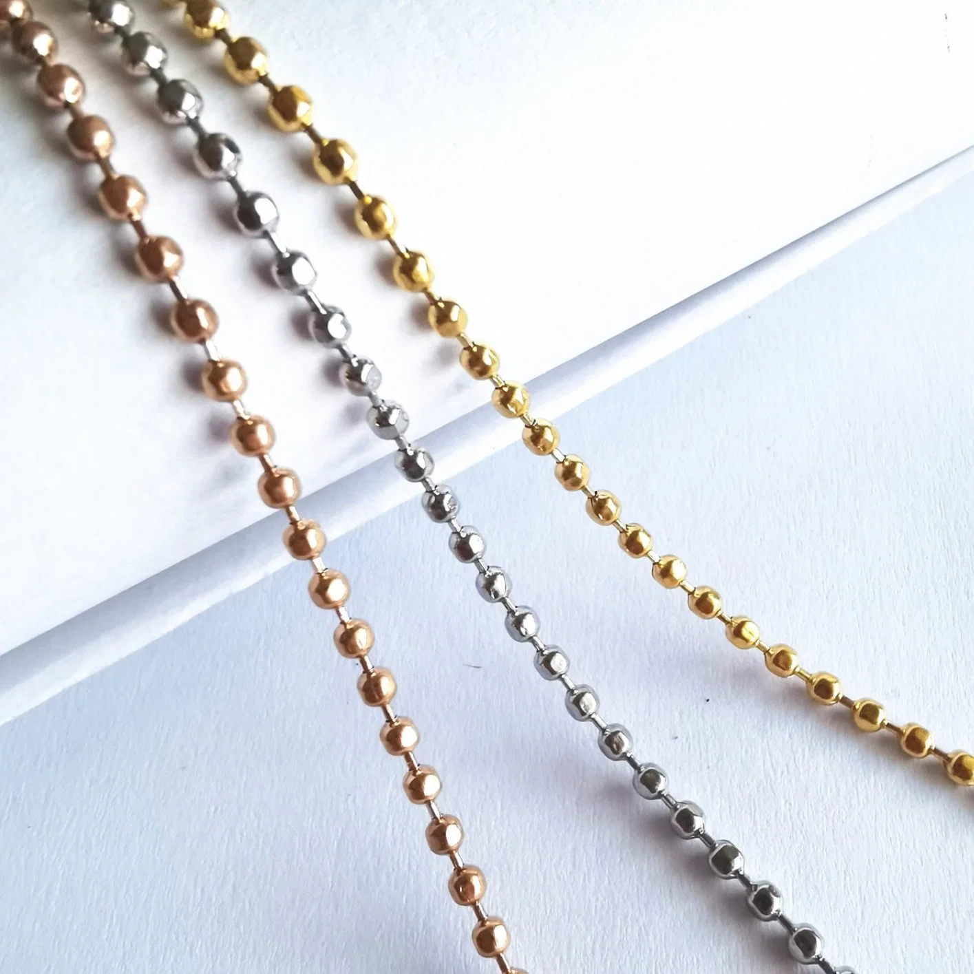 High Quality Stainless Steel Beads Chain Bracelet Decoration Fashion Design