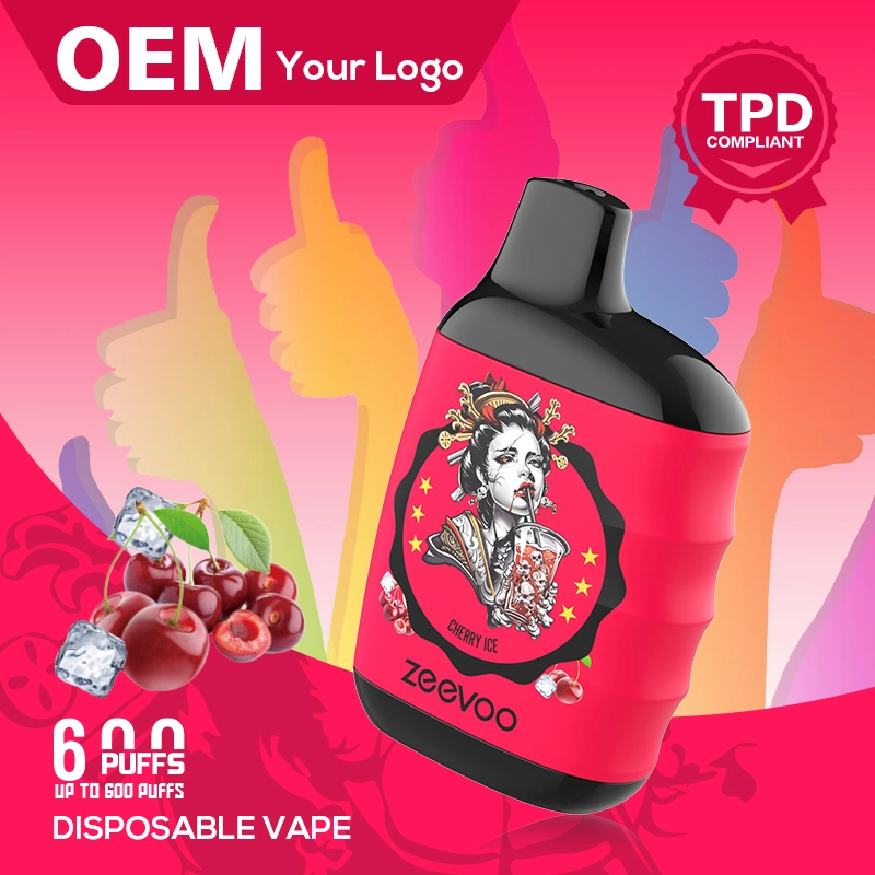 Hot Sales TPD compatible 600 Puff E-cigarrillos VAPE Pen con Servicio OEM