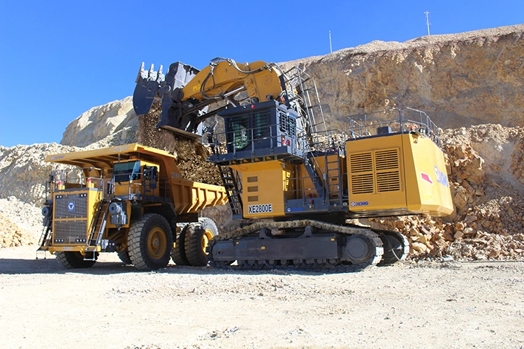 XCMG Xde130 Lecteur lourd Camion-benne électrique