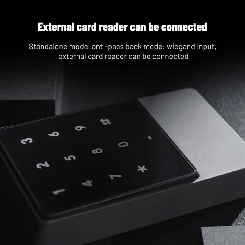 13,56MHz y IP68 125kHz Tarjeta de doble frecuencia capacidad impermeable táctil Lector de tarjetas de proximidad RFID con teclado