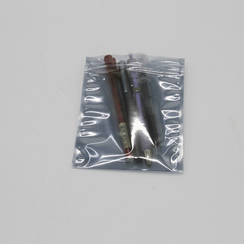 Silver Gray 122*150*0.15 mm Semitransparent ESD Shielding Bag