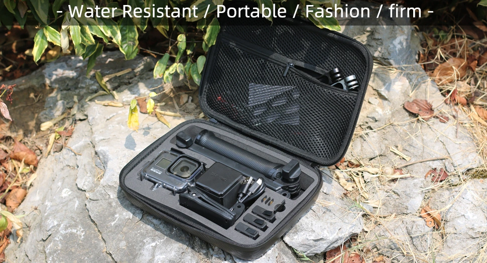Großhandel Portable wasserdicht maßgeschneiderte Reisen PU Leder Tragetasche für Digitale stoßfeste Kamera-Tool Tragetasche Hartschale EVA-Aufbewahrung Tasche Box