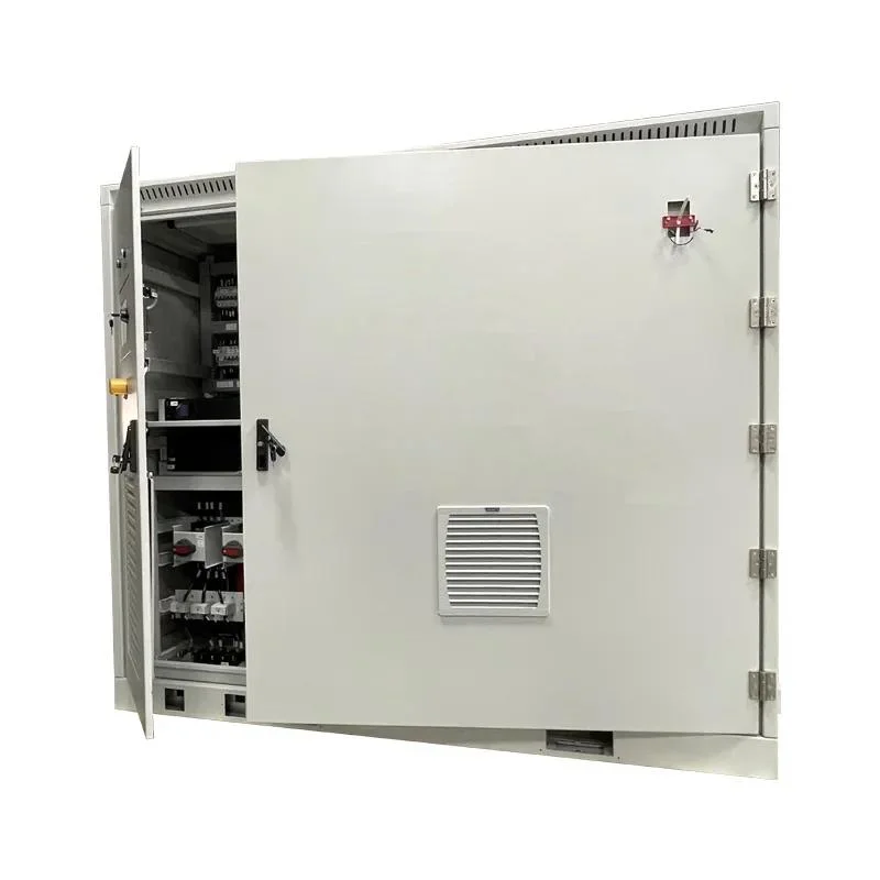 Outdoor 100KW 215kwh Air-Cooling Batterie au Lithium de vent solaire hybride d'alimentation du système de stockage Stockage d'énergie industrielle et commerciale