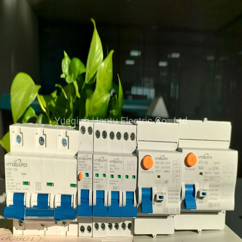 Elektromagnetischer Fehlerstromkreis Typ A, Klasse B2P 16A Leistungsschalter 230V AC RCBO Luftschalter Leckschutz