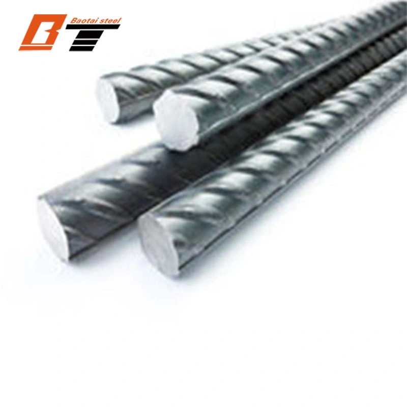 Hot Rolled Gr60 HRB400 HRB500 12mm 14mm 16mm Tmt Steel Bar Low Carbon BS449 B500b DIN488 6m 9m 12m Steel Rod Building Material Steel Rebar for Construction