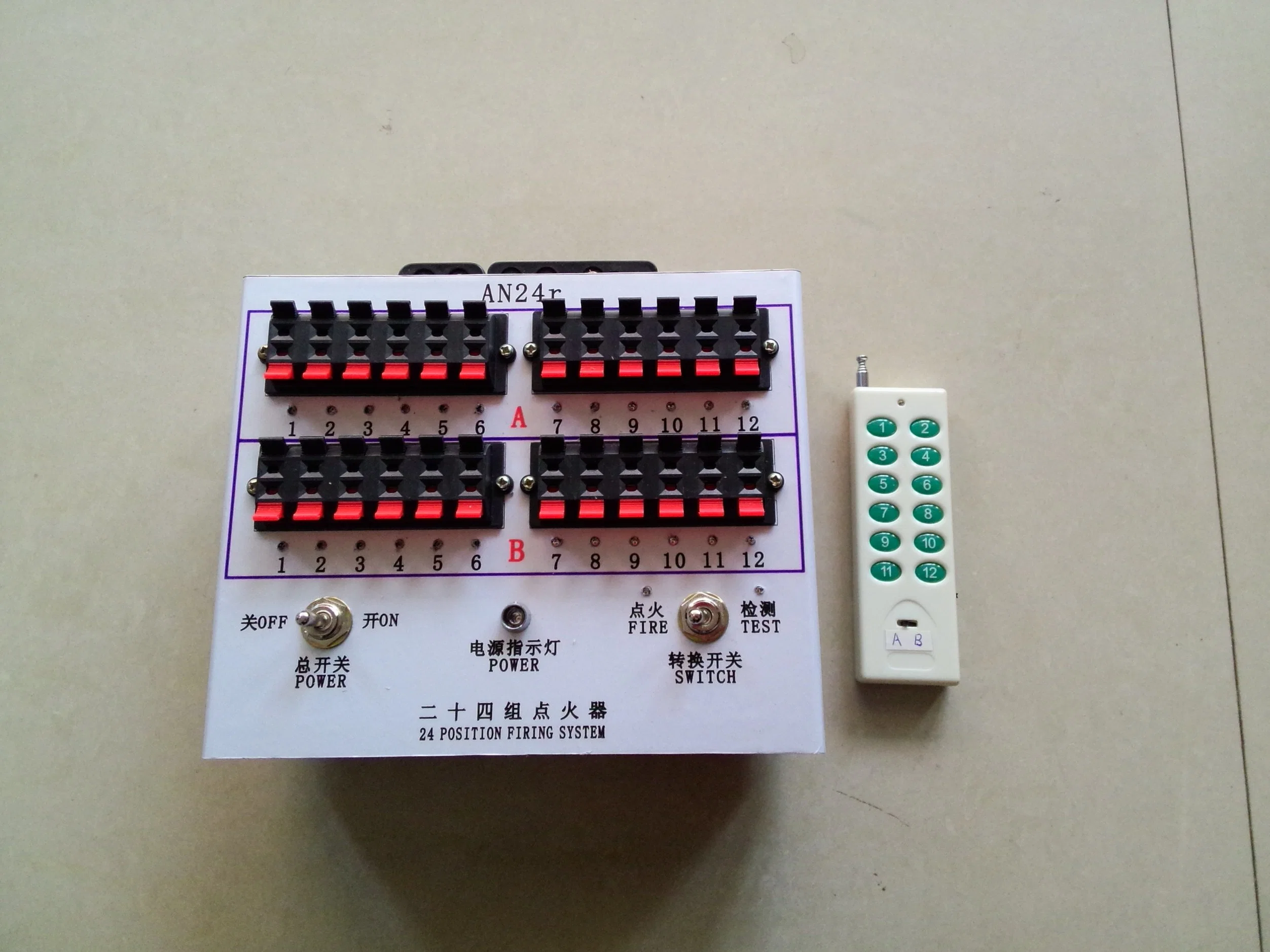 An24r 24cue Großhandel Feuerwerk Wireless Firing System Pyrotechnik Fernbedienung