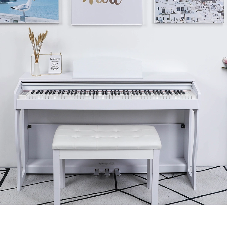 OEM 88 Keys White Customize Wood Sound Professional Digital Electric Piano