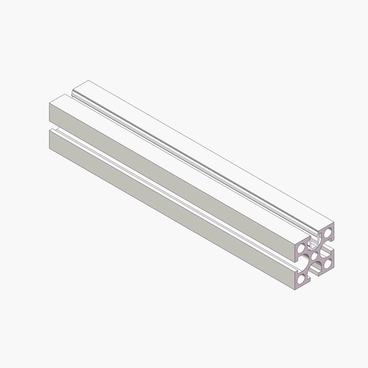 Aluminium Professional Profile Slot 8 U-Shaped Standard T-Slot Covers