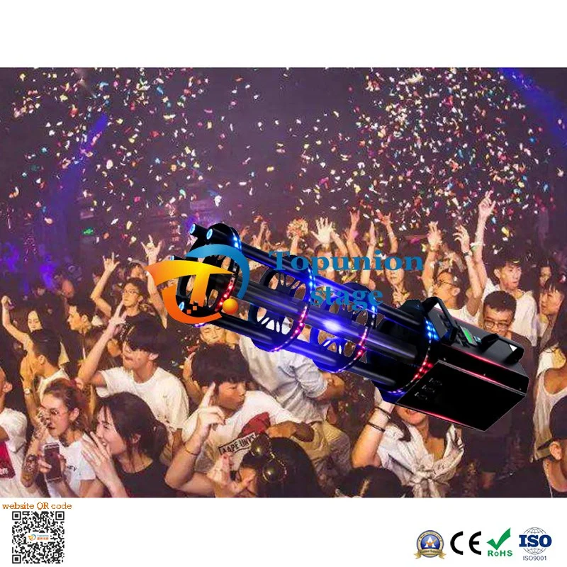 Wholesale/Supplier Stage Performance LED Gift Gun Wedding Atmosphere Spray Paper Machine