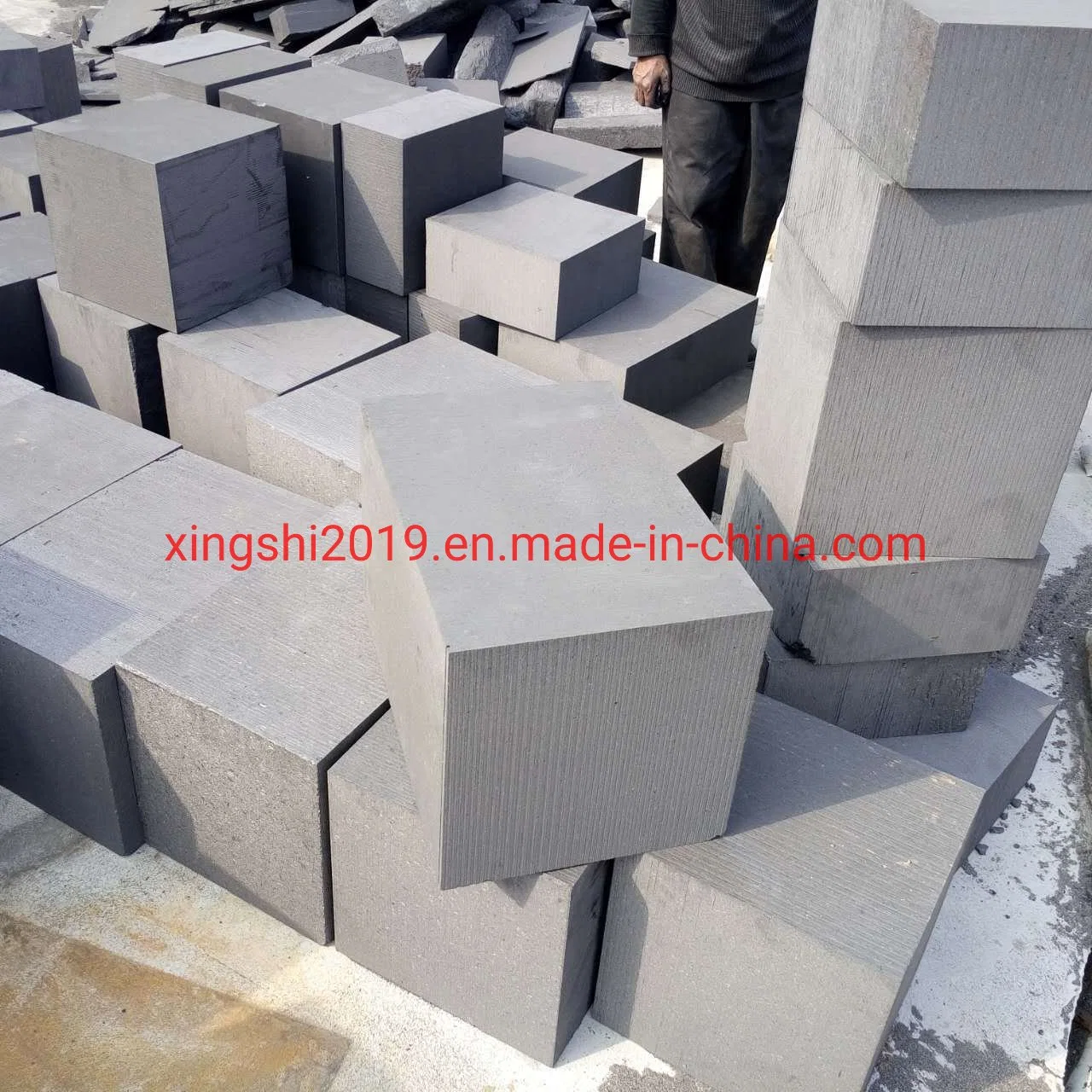 0.8mm Grain Size Graphite Block Graphite Products