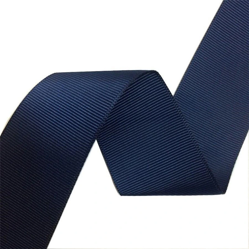 Factory Wholesale/Supplier Solid Custom 196 Colors 3-100mm 100% Polyester Grosgrain Ribbon for Packing