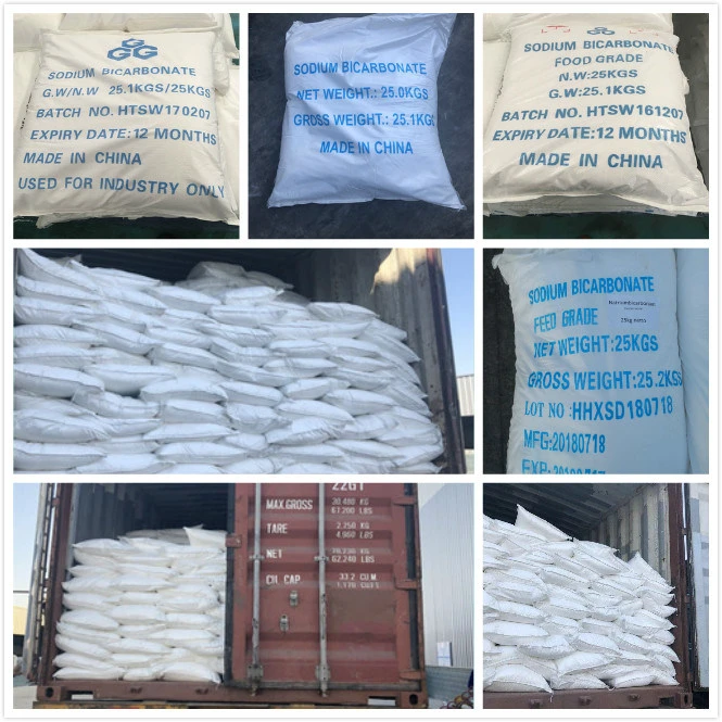 99% Min White Powder CAS 144-55-8 Sodium Bicarbonate for Industry & Food