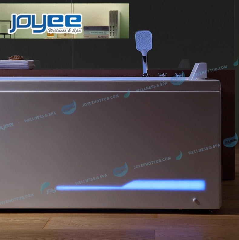 Joyee Small Acrylic Bathtub LED Strip Light Lover SPA Bath Whirlpool Hot Tub