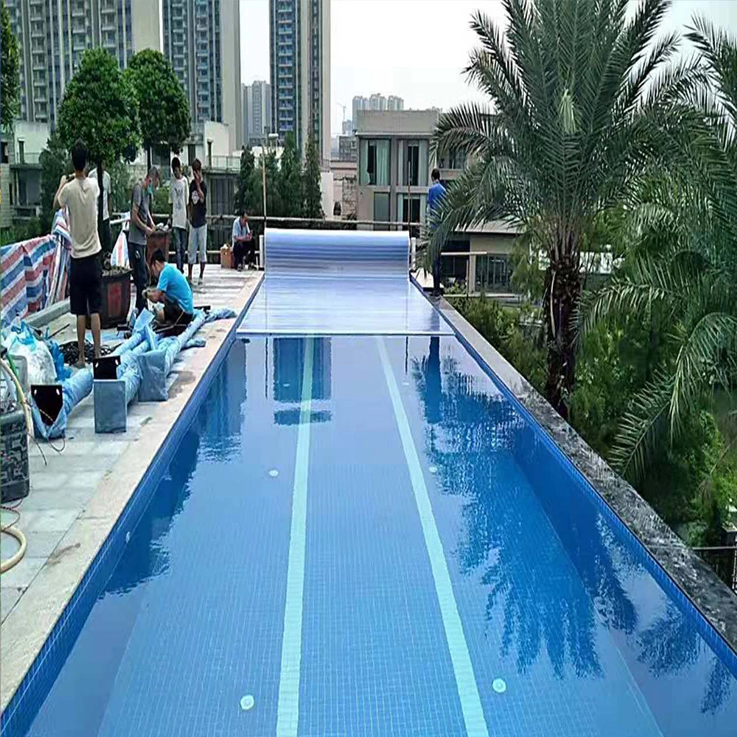 New Electric Pool Cover Above Ground Swimming Pool Cover