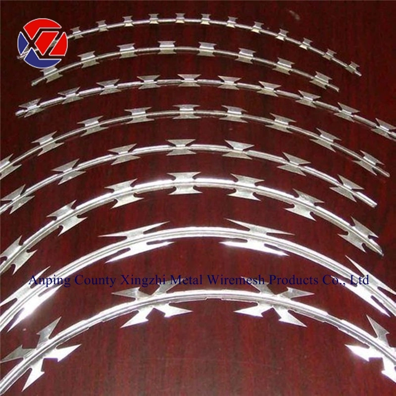 Best Factory Price 450mm 500mm Coil Diameter Bto-22 Razor Barbed Wire