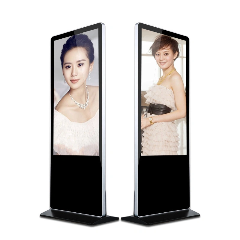 800nits Floor Standing Aiyos/OEM/ODM Photo Booth Advertising Screen Display Player