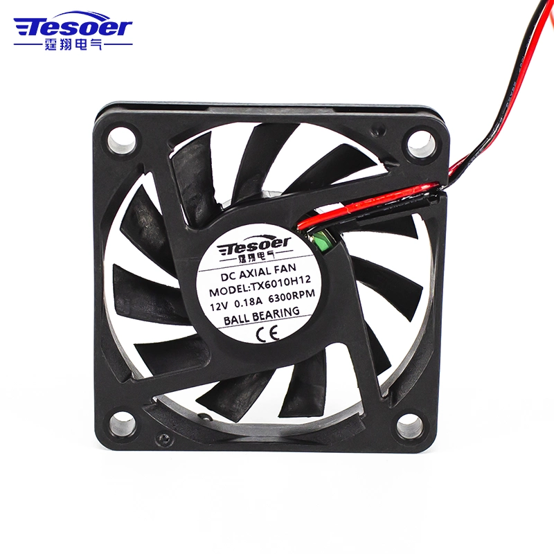 60X60X11mm DC Exhaust Cooling Fan for Electrical Control Cabinet 5V 12V 24V