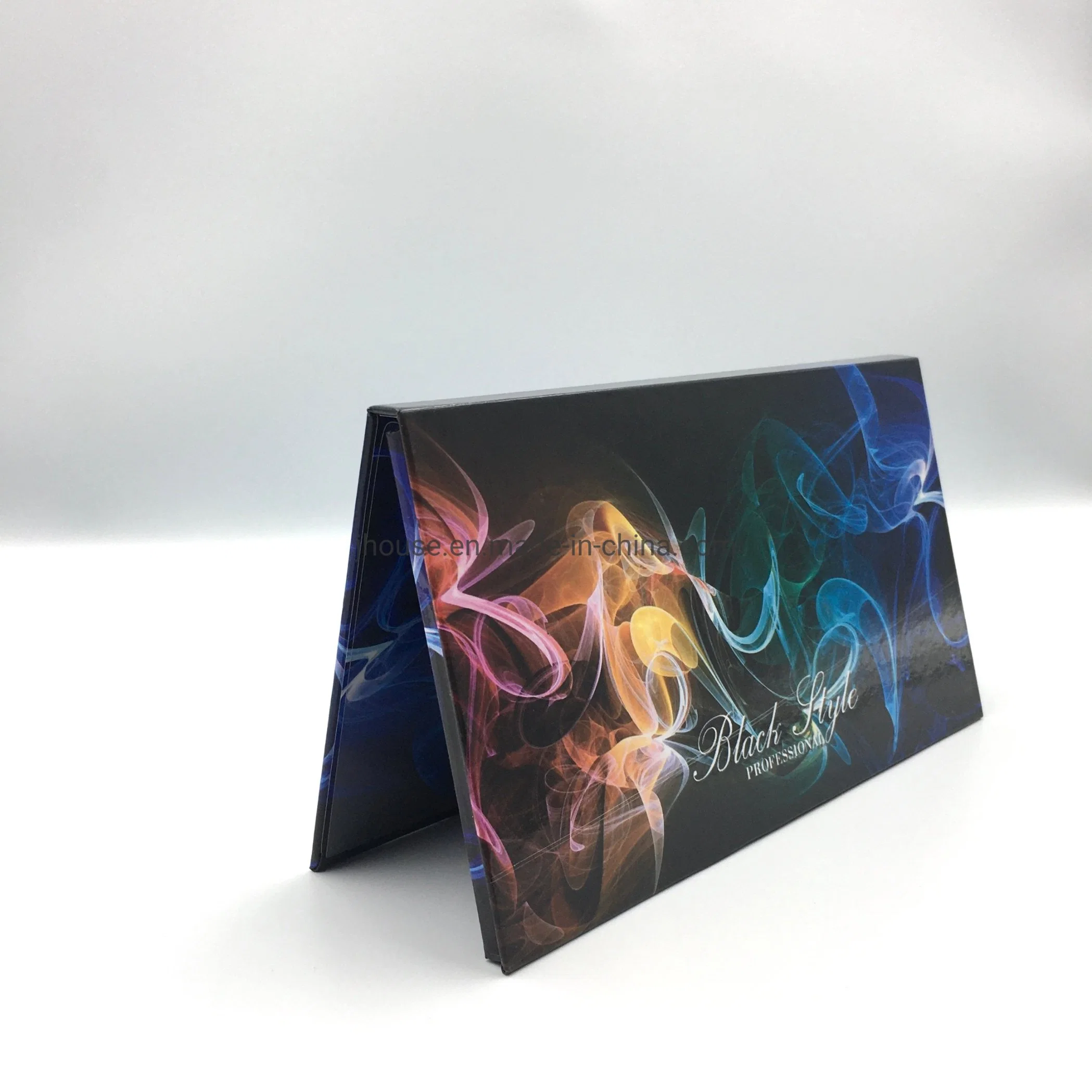 Customized Eye Shadow Box with Mirror Cosmetic Gift Box Paper Case for Promotion
