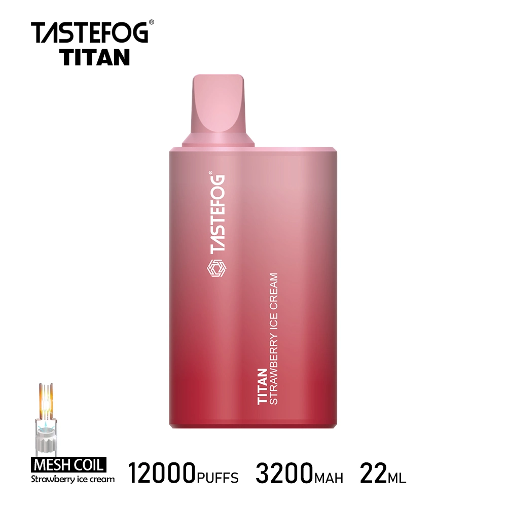 VAPE Tastefog Titan original 10K 15K Puff 0% 2% 5% SAL nicotina al por mayor Abete electrónico cigarrillo