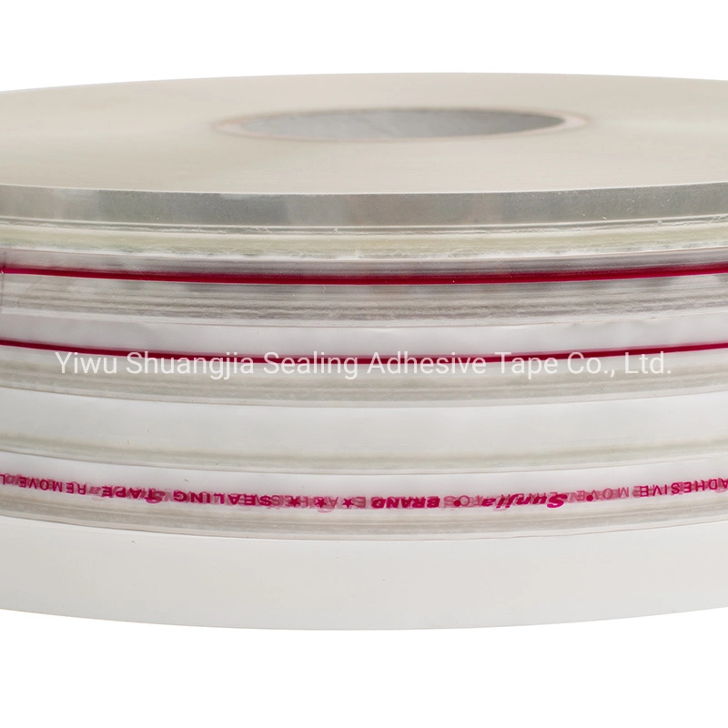 PE Protect Film with Printing Resealable Sealing Tape to Seal OPP Material Ba