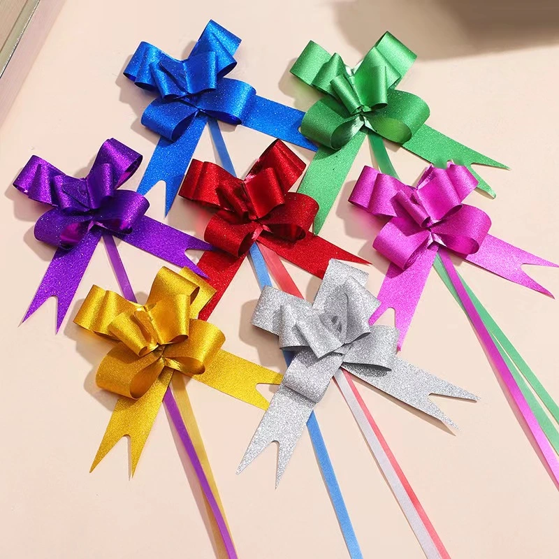 Hot Sale Sheer PP Pull Flower Ribbon Bow