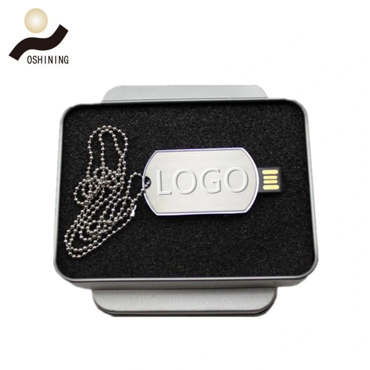 Personalisiertes Memoria Flash Disk Name Tag USB Stick Token angepasst Flash-Laufwerk (USB -MT414)