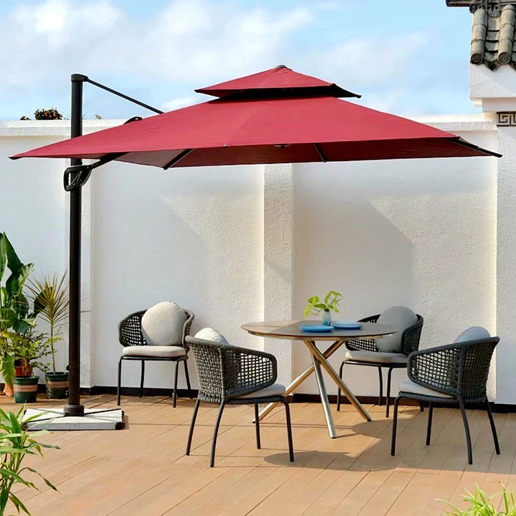 Outdoor Sunshade Courtyard Terrace Garden Large Pool Side Villa Outdoor Roman Umbrella