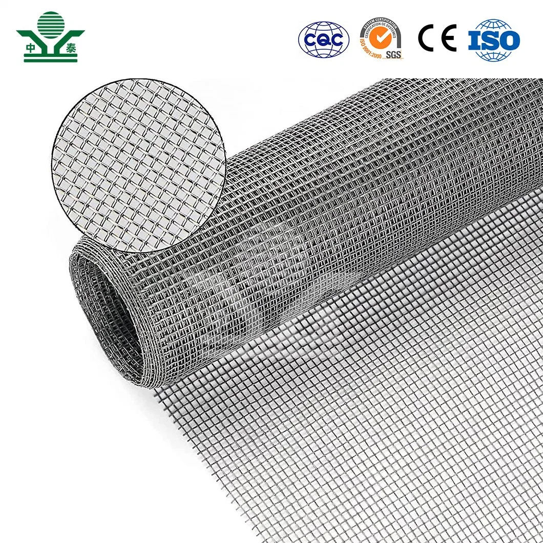 Zhongtai Security Rat proof Window Screen Китай Поставщики malleable Stainless Сетка из стальной проволоки 1.5 X 25 M оцинкованная сетка для насекомых