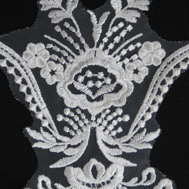 Best Sell Amazing Lace Trimming Embroidery Lace Applique for Wedding Dresses and Hometextiles