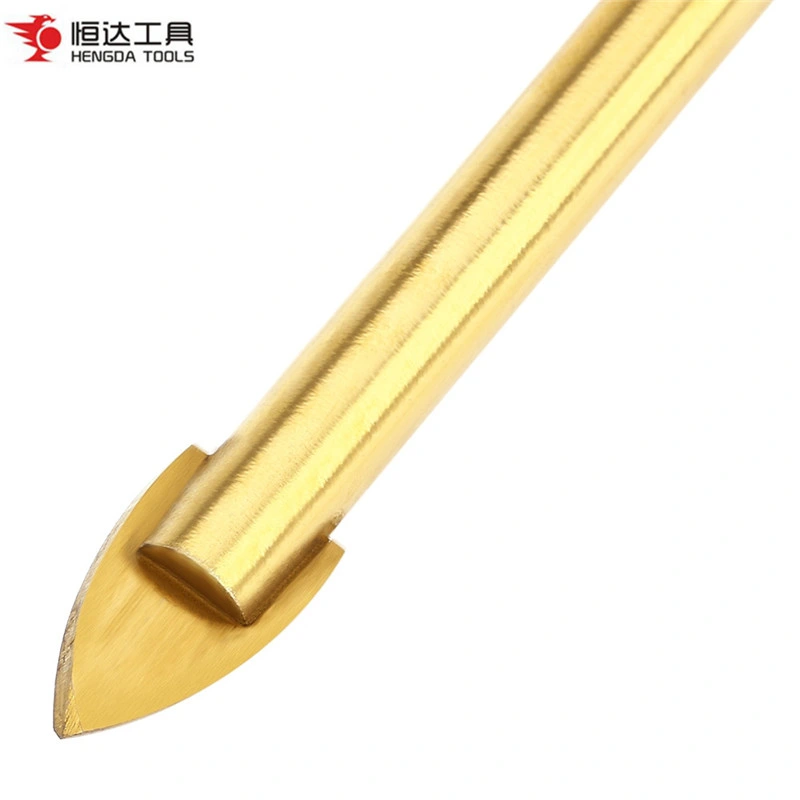 Quick Change Shank Drill Bits with Titanium Coating for Cutting Glass