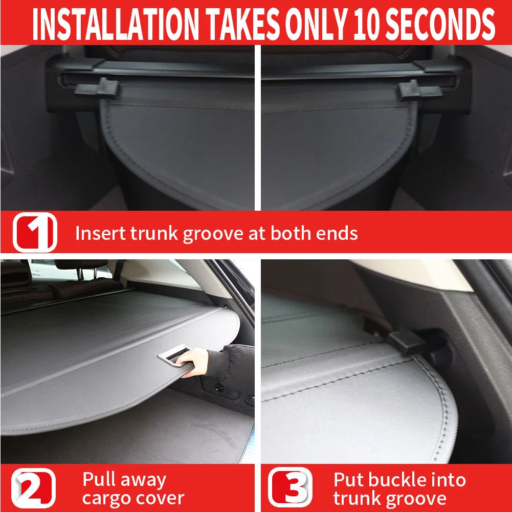 OEM ODM Car Trunk Shield Car Luggage Compartment Cover Luggage Cover Roller for Gmc Acadia 2017-2022 Car Accessories