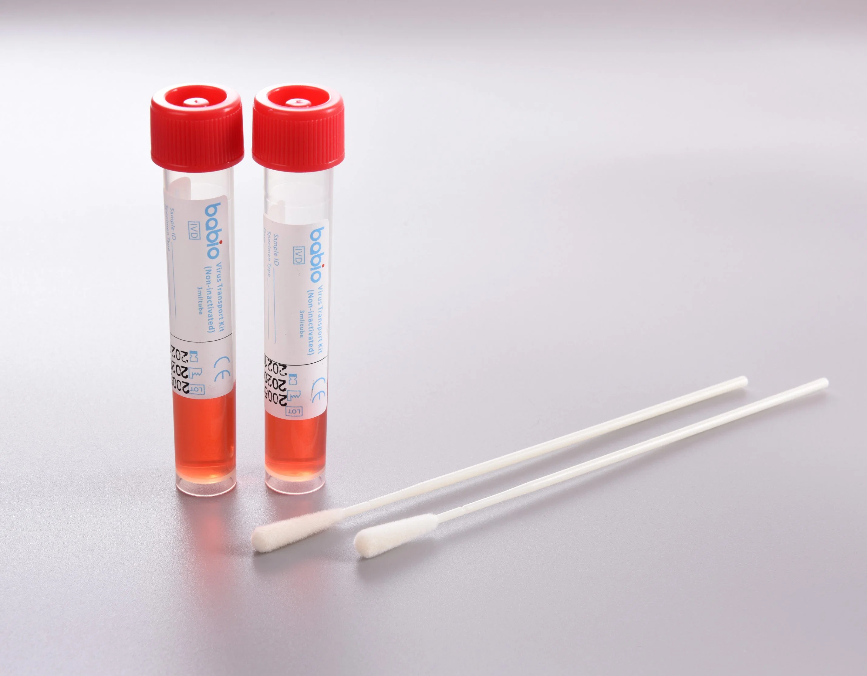 Amies Virus Collection Viral Transport Medium Sterile Sampling Tube Disposable Rna Collection Kit