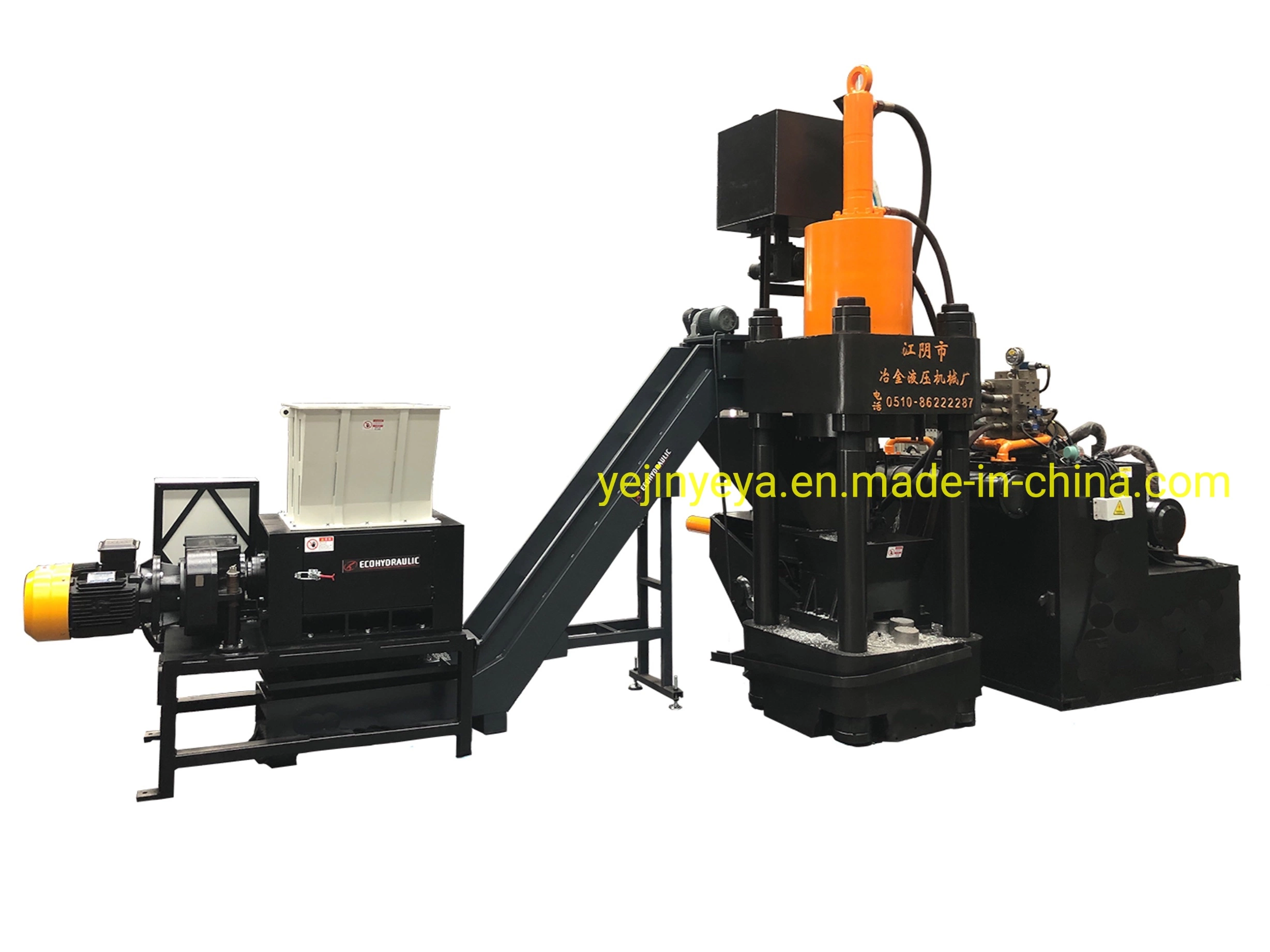 Speed Copper Brass Meter Briquetting Press Line with Factory Price