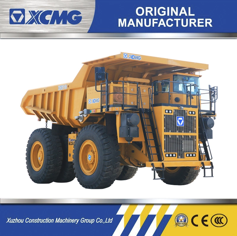 Preço oficial do caminhão basculante XCMG Xde130 de mineração de carvão com acionamento elétrico.