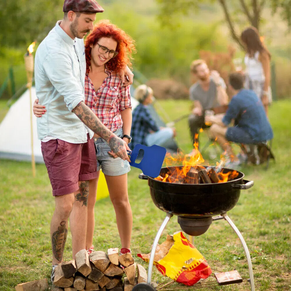 Ventilador portátil al aire libre Camping Picnic barbacoa Manivela del ventilador de aire