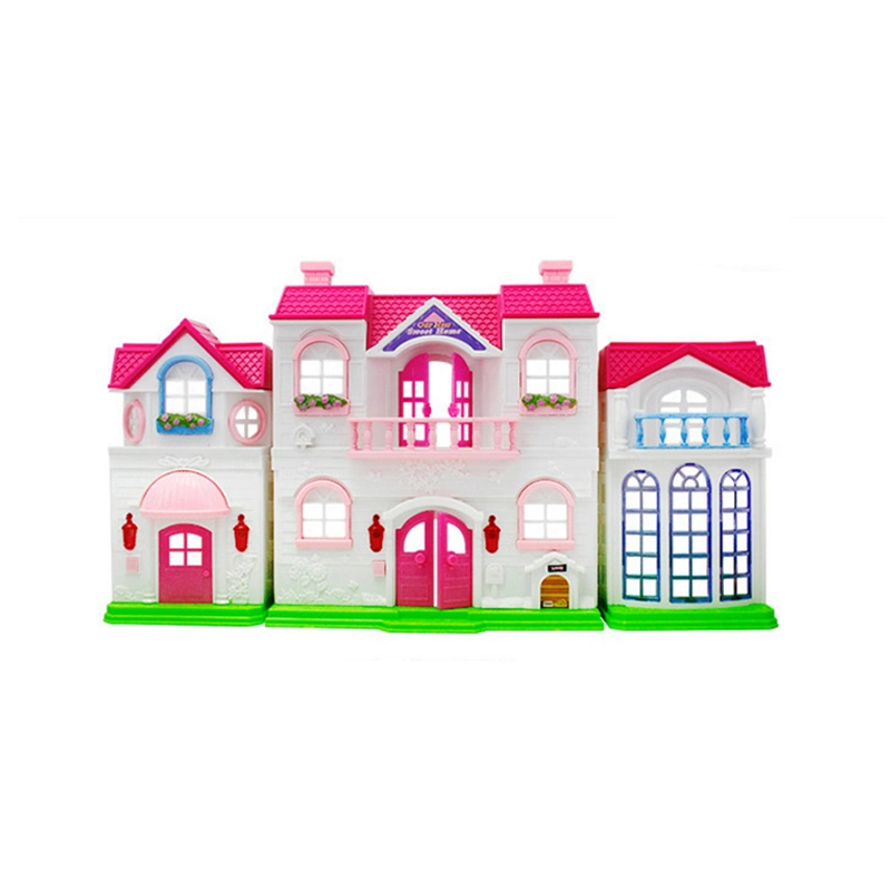 Les filles semblant famille heureuse Doll Play House jouet avec des meubles (10307928)