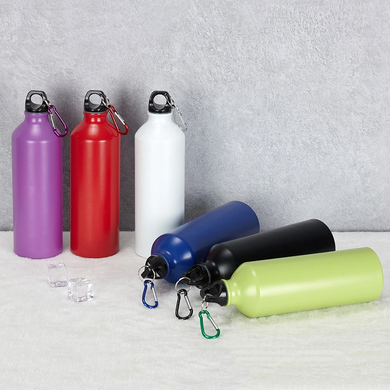 2023 Hot-Selling aluminio Creative Mountaineering Deportes al aire libre botella de agua