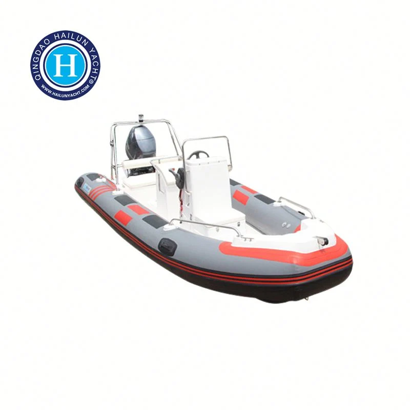 17FT Rigid Inflatable Boat Sport Boat Fishing Boat Rib520 for 10+1 Person