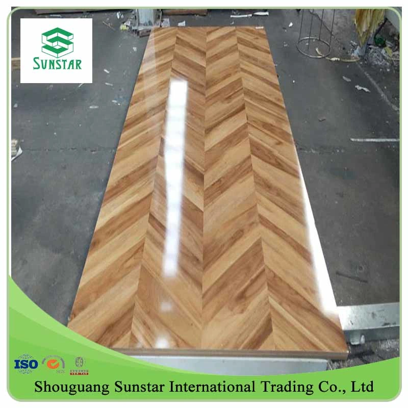 Polar, Pine or Hardwood Materials Melamine Laminated Veneer UV PVC MDF Panels Sheets Boards for Furniture Decorate