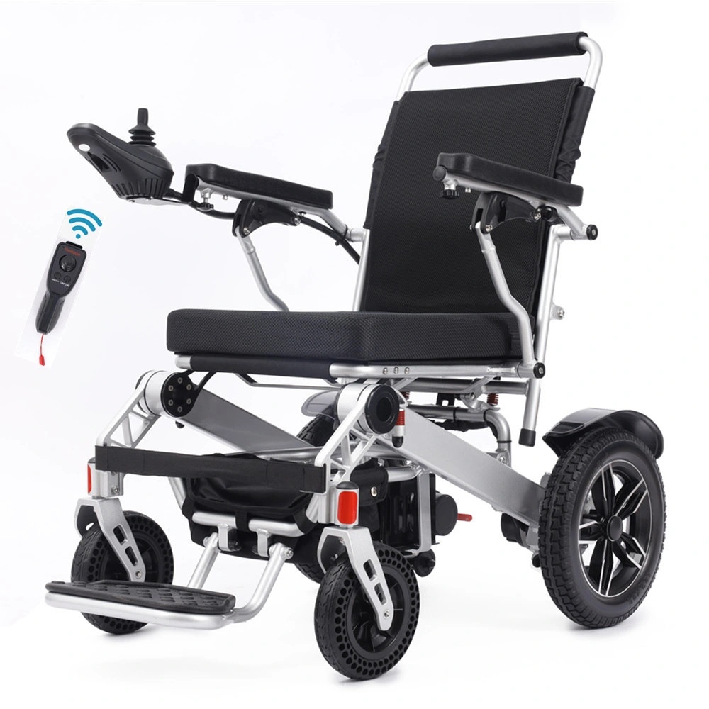 500W Motor Lightweight Portable Motorised Wheelchair for Disabled with Lithium Battery 12ah