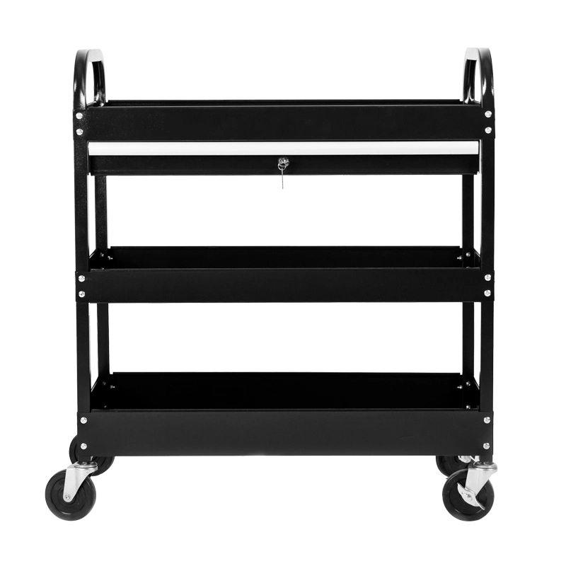 Cold-Rolled Sheet Electroplated Column 3-Layer Hand Tool Trolley