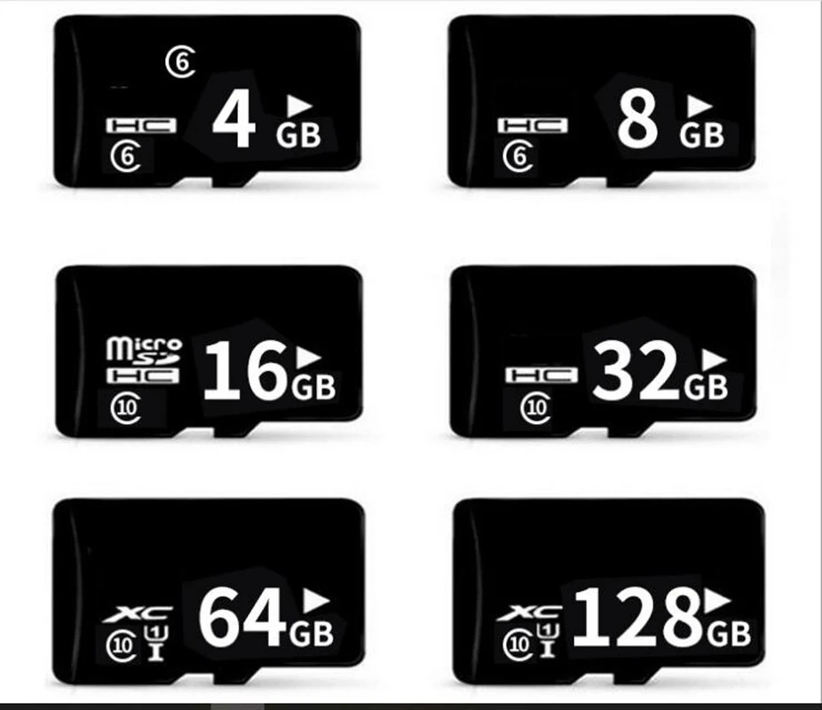 100% Full Capacity Original Customized Memory SD Card 128g 512g 2GB 4GB SD TF Size Memory SD Cards