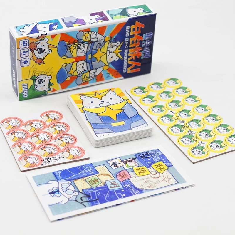 Juego de cartas comerciales cartas Pokemon juego de mesa personalizados Fabricante Trading Card Game Box