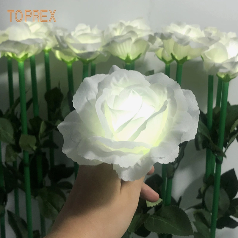 High quality/High cost performance  Festival Lighting Glitter Gift LED Light Artificial Flower