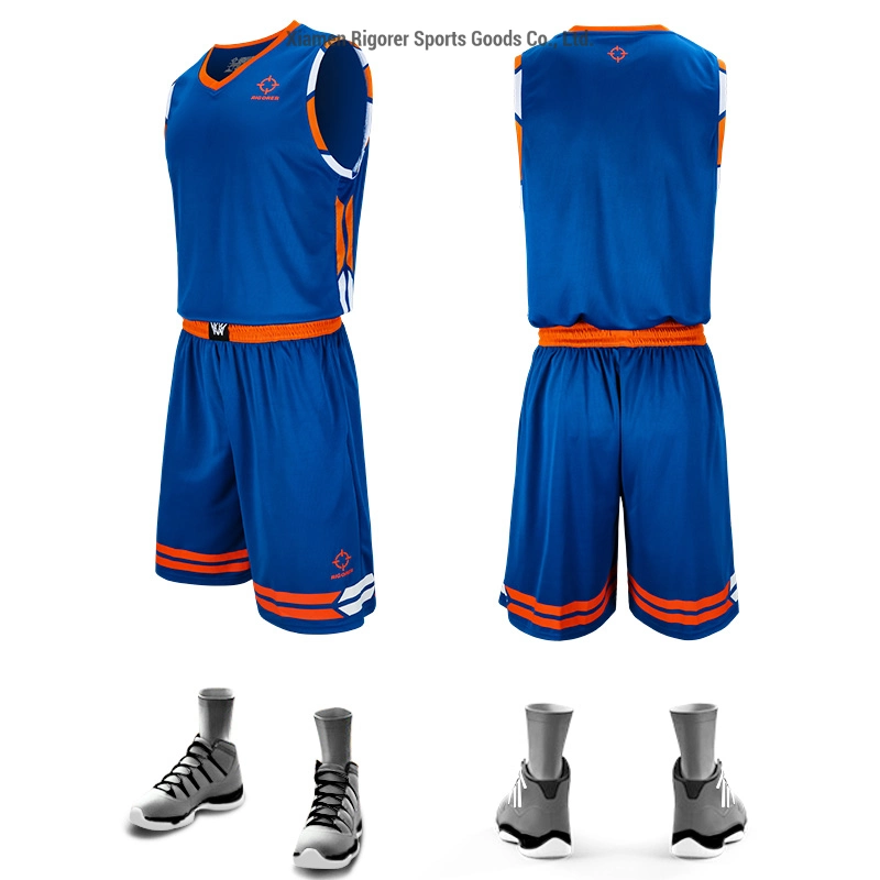 Maillot de basketball personnalisé Rigorer avec approbation de qualité SGS